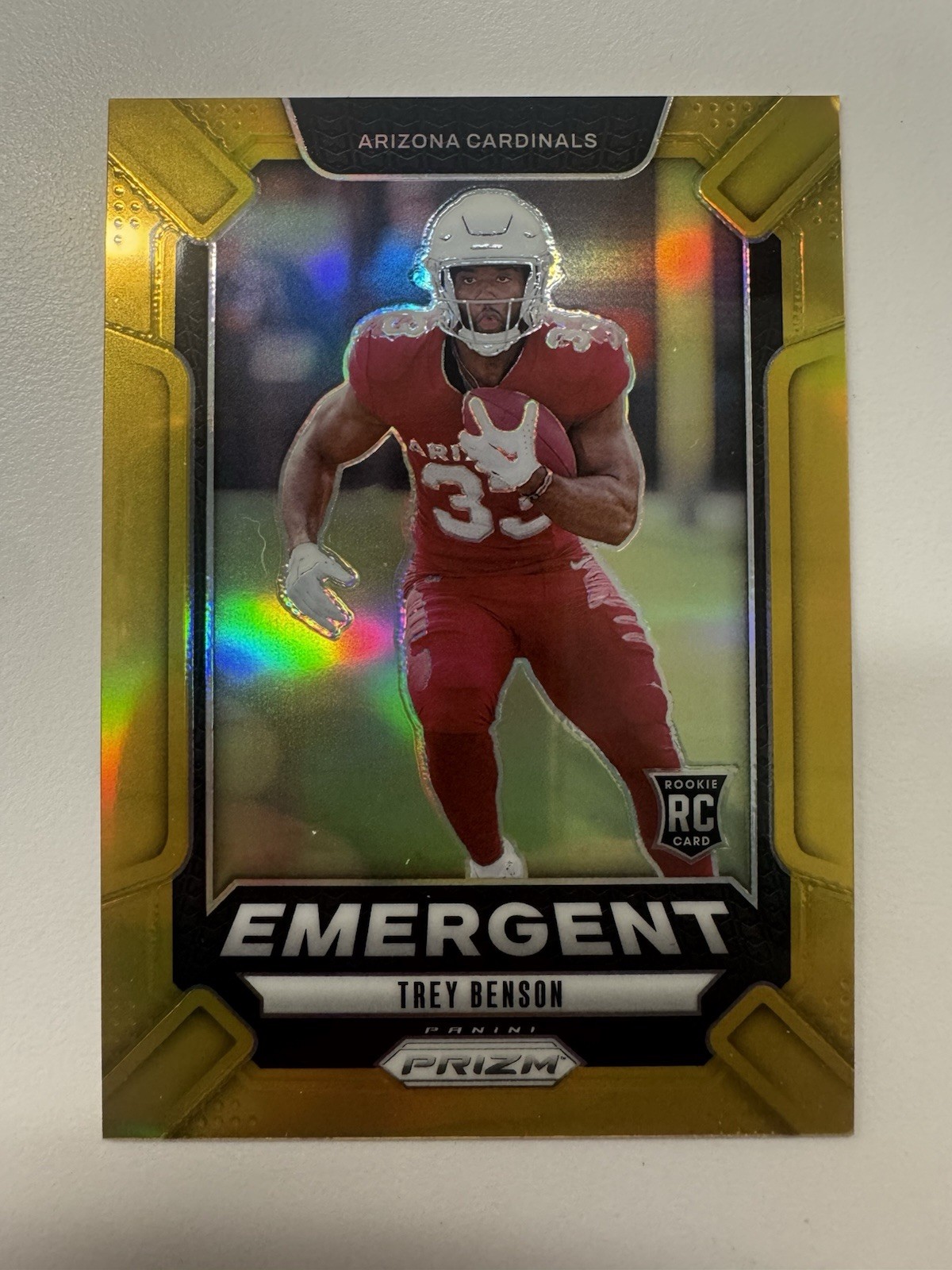 2024 Panini Prizm Emergent Trey Benson #17 (RC) 3/10