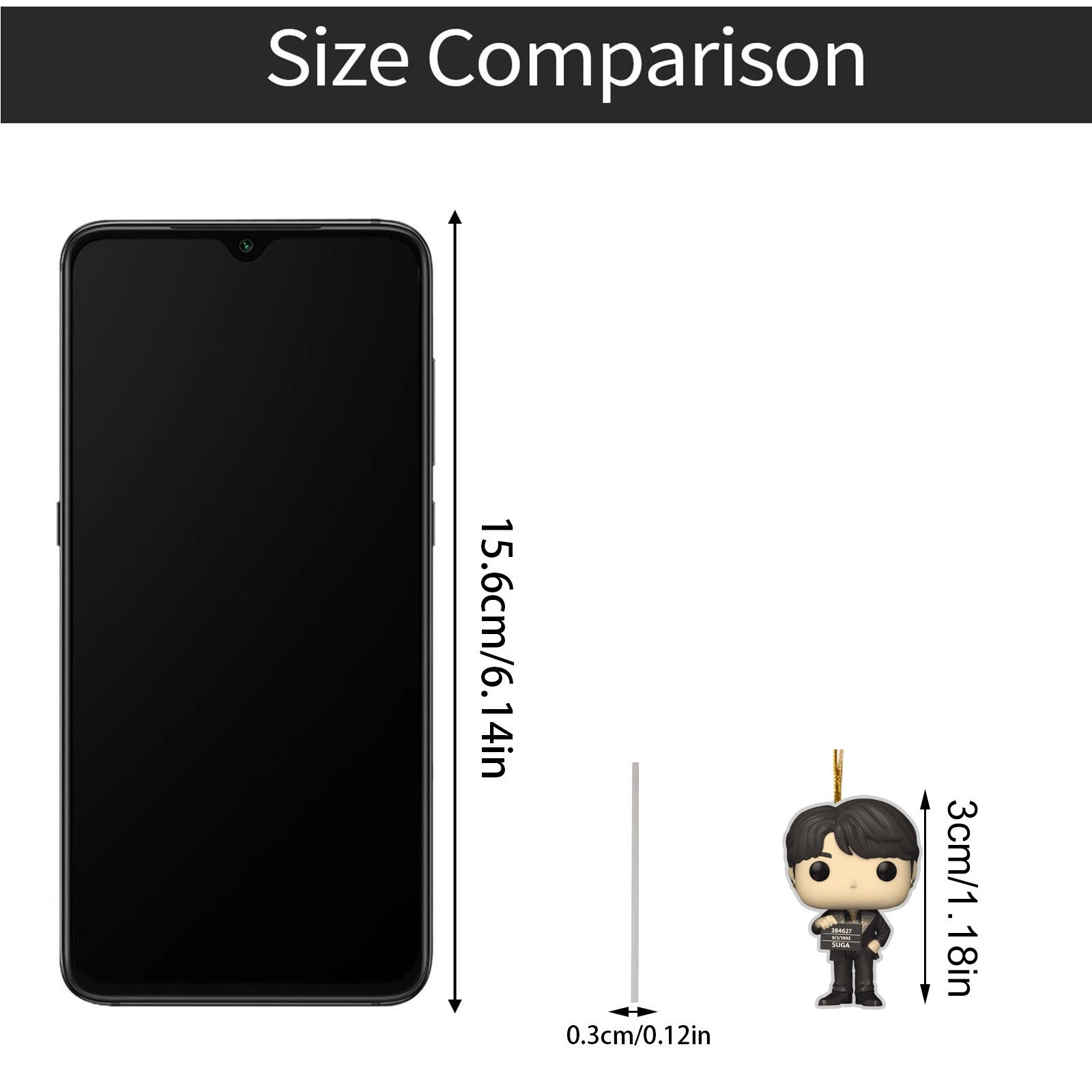 BTS Decor Pendant 2D Acrylic Advent Calendar Blind Box 2025 24-Days Countdown Sets For Fans