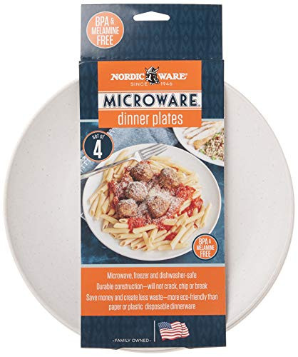 Ware Polypropylene Plates Microwave Serveware, 10", White - Picture 4 of 8