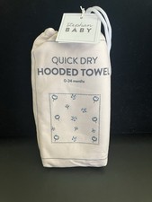 Stephan Baby Quick Dry Hooded Towel, Infant, Bath Time 0-24 Months Quality  New