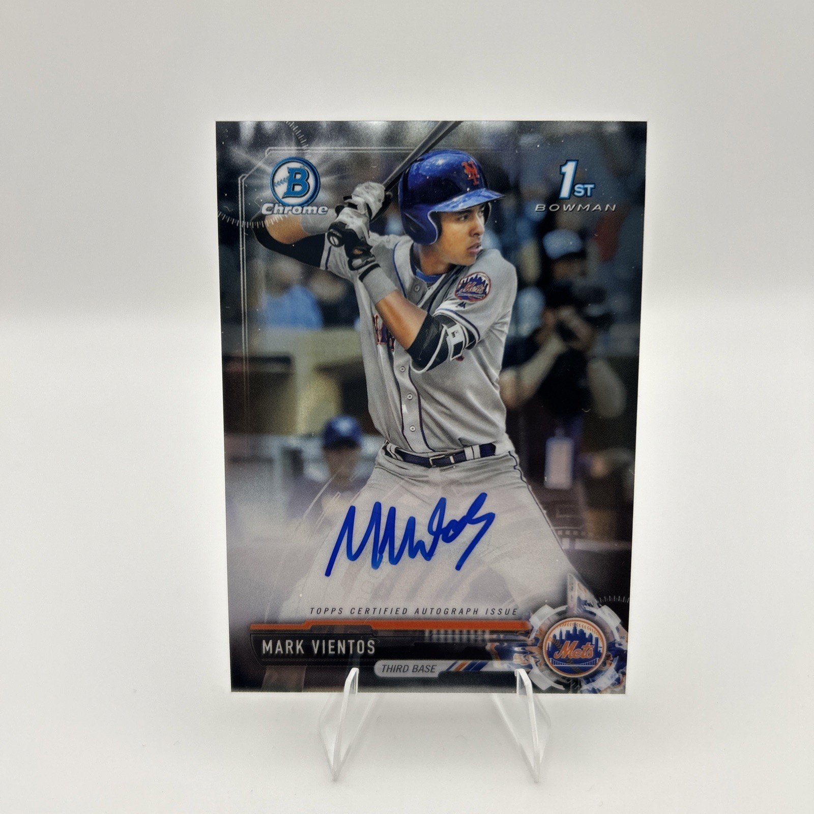 2017 Bowman Draft - Chrome Draft Pick Autographs Mark Vientos #CDA-MV (AU, RC)