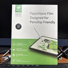 Biotin Paper Art Film Designed for Penciltip for 2024 13” iPad Pro/Air 2 Pack