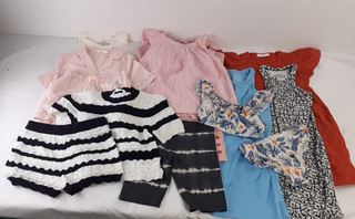 M&S Girl's 12pcs Bundle Pyjamas Bikini Tops Dresses Joggers Size 7 8 Yrs New