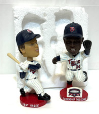 Kent Hrbek & Kirby Puckett MN Twins Legends of the Dome Bobbleheads