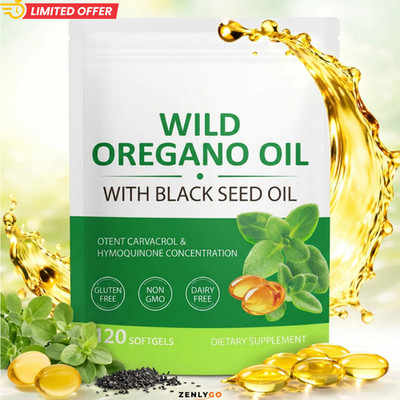 Resilia Oil Of Oregano With Black Seed Oil 6,000MG