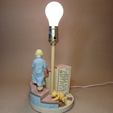 Vintage Winnie the Pooh Lamp Christopher Robin Stairs Nursery Disney Classic