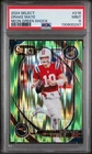 Drake Maye 2024 Select Neon Green Shock /499 PSA 9 Rookie Patriots