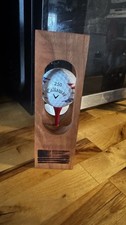 HANDMADE Callaway Limited Edition 250 America Golf Ball Encased In Cherry Wood.