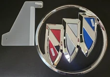 Buick Full Color Tri-Shield Logo Sign Dealership Showroom  - 17 Inches - NIB NEW