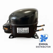 Bautzen Refrigeration Compressor (F)1/3HP 348 W 110V/1Ph/60Hz MLBP 3 Tubes