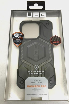 NEW UAG Monarch Pro Case BLACK  w/ Magsafe for iPhone 14 Pro 6.1 Screen 2022
