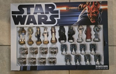 2012 Lucasfilm Star Wars 3D Chess Game Set Limited Rare New w/Instruction Book
