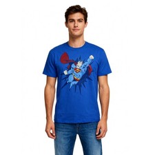 DC Comics Superman Men's Blue T-shirt Size Large NEW