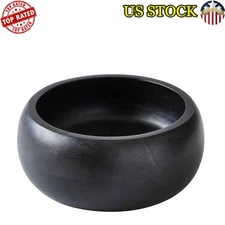 Wood Serving Bowl Lightweight Scratch Resistant Versatile Salads Fruits Snacks