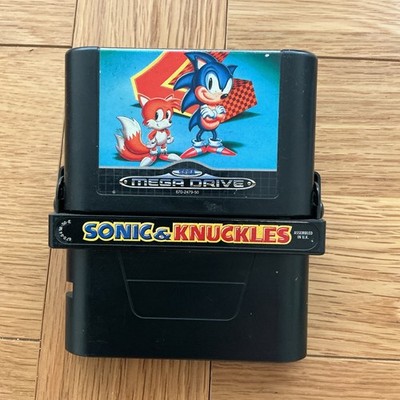 Sega Mega Drive Sonic & Knuckles With Sonic 2- Cartridge Only - PAL