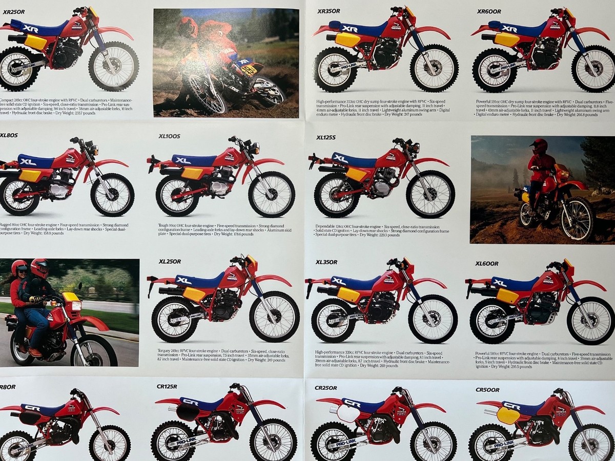 1985 Honda 12-page glossy sales brochure-poster 26