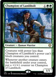 Champion of Lambholt #174 Starter Commander Decks Magic: The Gathering