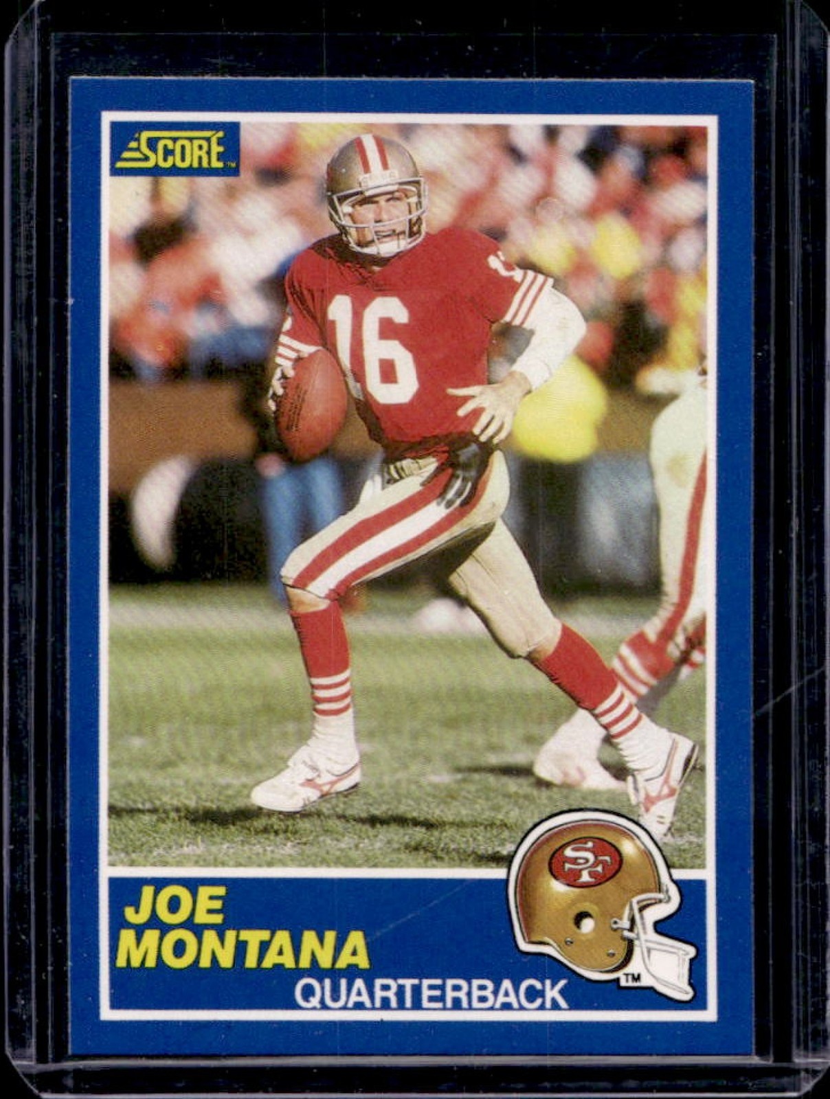 1989 Score Joe Montana #1 49ers
