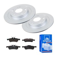 ATE Bremsscheiben Ø276MM + BremsbelÄGe Hinten FÜR Honda Civic IX Honda