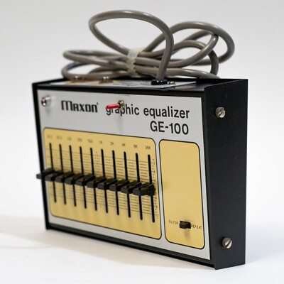 Maxon GE-100 Graphic Equalizer EQ - Made in Japan - Original