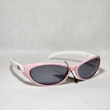 Girls Sunglasses Pink Frame White Legs and smoke lens - DG2620