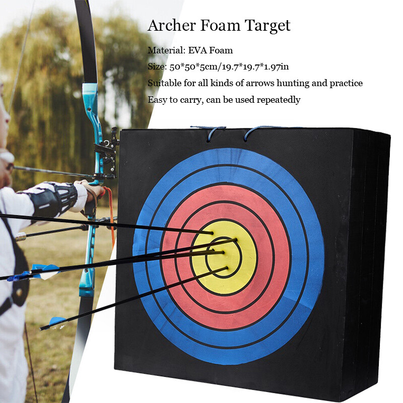 Paper Targets 20 Inch Archery Target - High-Density EVA Foam Bow ...