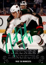 Justin Falk - Signed 2010-11 Jeunes Lanceurs French Young Guns Rookie Card #229