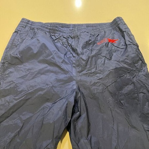 Asics, Vintage ASICS Gore Tex Blue Track Pants - Mens Large