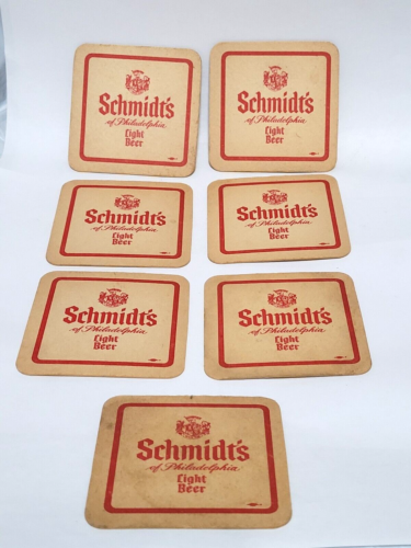 Schmidt’s Light Beer / Give your thirst a taste of life  2 Sided Coasters (7) - Picture 1 of 2