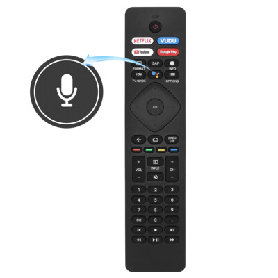 Original Voice Remote Control For Philips 50PFL5766/F7 50PFL5604/F7 50PFL5704/F7