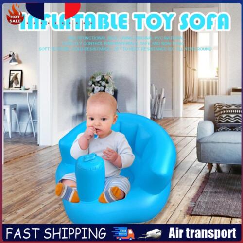 Jouet gonflable PVC bébé apprendre à s'asseoir chaise Portable siège piscine jou - Afbeelding 1 van 7