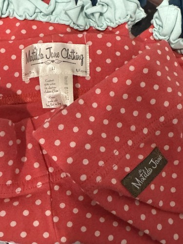 Girl's Matilda Jane Lifesaver Shorties Red Polka Dots - Picture 3 of 5