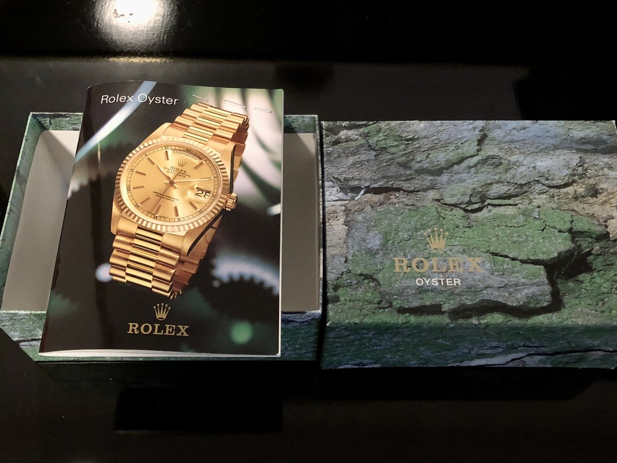 Rolex Box W/ Booklet Only | eBay