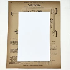 Vtg 1919-22 Columbia & 1919-21 80 Stephens Standard Auto Electrician Manual