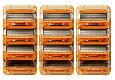 EasyFit 5-Blade Fusion Refill Cartridges   12 Count Compatible with all Fusion 5