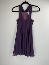 Lulus Mauve Purple Dress Sleeveless Fit And Flare Midi Size XS