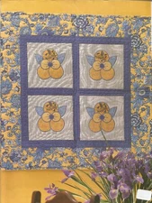 K0017 COUNTRY FRENCH PANSIES WALLHANGING QUILT PATTERN/INSTRUCTIONS