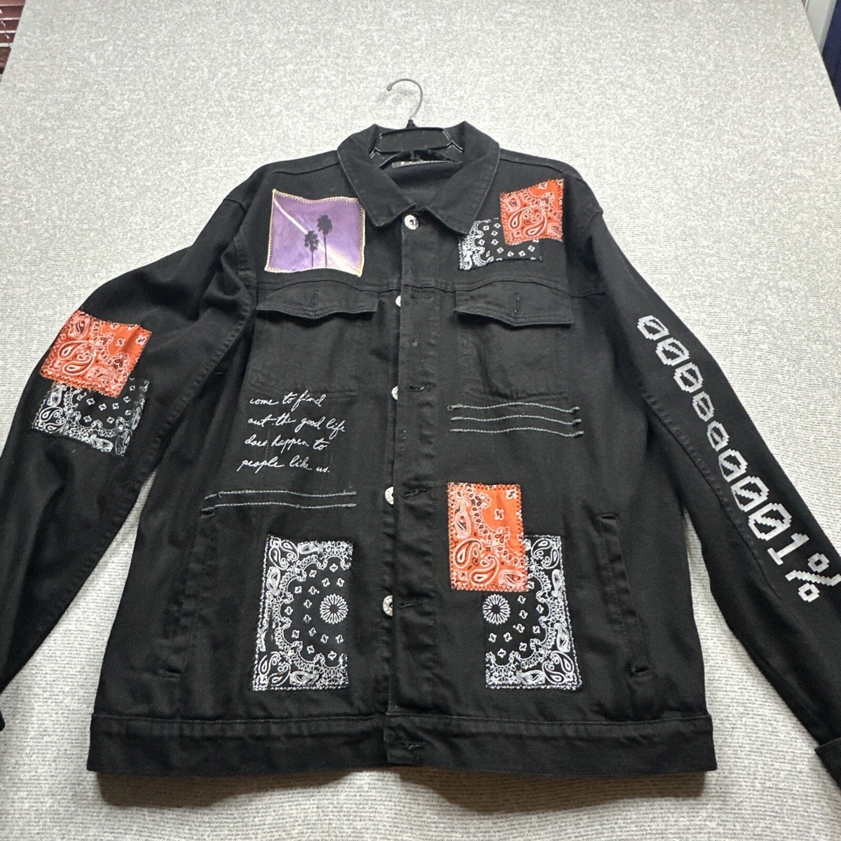 Mens Designer jacket vintage Size XL Another Hype Piece