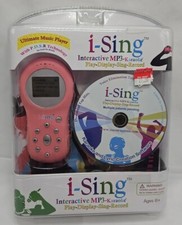 I-Sing Interactive MP3 Karaoke Player CD Software Outrageous Cellavision NEW