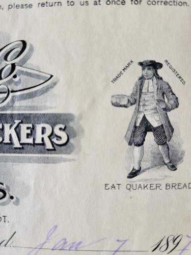 Indianapolis Indiana Hitz Baking Co. 1897 - Imagen 2 de 3