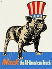 Mack The All-American Truck 9" x 12" Metal Sign