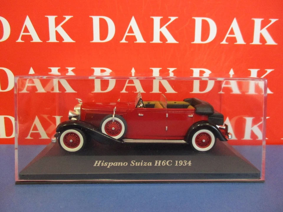 Die cast 1/43 Modellino Auto Hispano Suiza H6C 1934 - Immagine 4 di 4