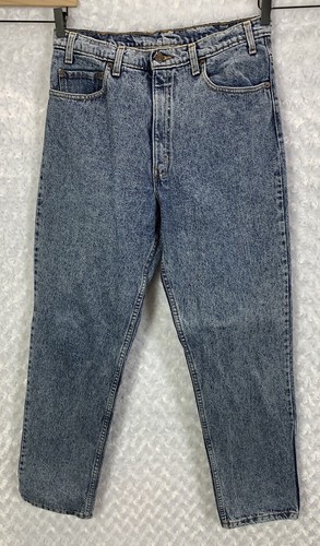 Vintage Levis 540 Blue Acid Wash Denim Jeans Made In USA Size 34X32 Actual 32x30 - Picture 1 of 11