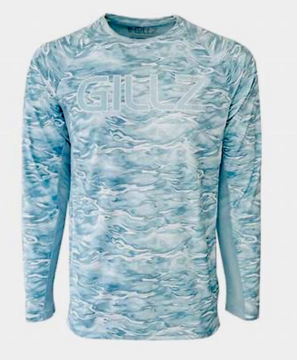 NEW Gillz Long Sleeve UV Tournament Series V3 Fishing Shirt XL AQUATIC