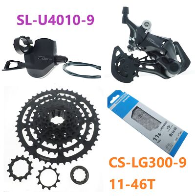 Shimano CUES U4000 Series 1x9 Spd MTB 11-46T SL-RD-CN-CS LG300