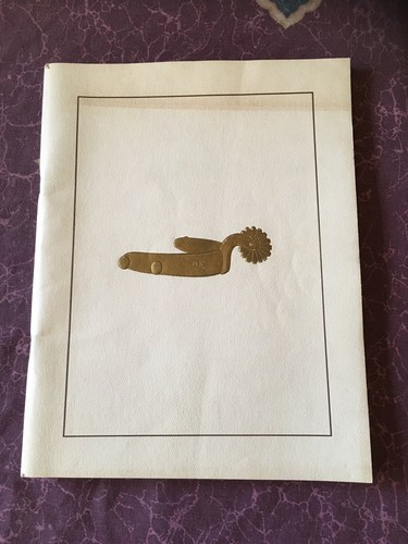 September 1982 National Golden Spur Award & Artists Show Program Lubbock, TX - 第 1/9 張圖片