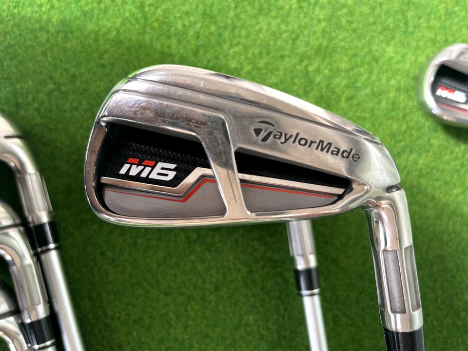 Juego de plancha Taylormade M6 5-9+Pw 6 piezas diestro FUBUKI TM-6 grafito flexible rígido usado Foto 4 de 4