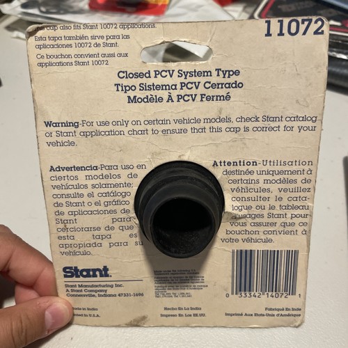 STANT 11072 Oil Filler Cap - NEW in Package NIP - Picture 4 of 6