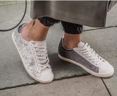 Gola Shoes Womens Nova Savanna Cheetah Casual Low Sneakers Grey Faux  Leather