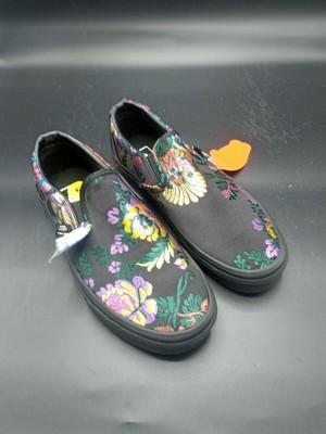 rose pattern vans